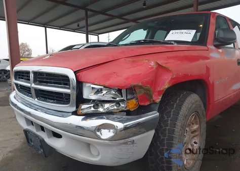 2001 Dodge Dakota Slt/Sport from USA, damaged, VIN 1B7GL2AN61S101335